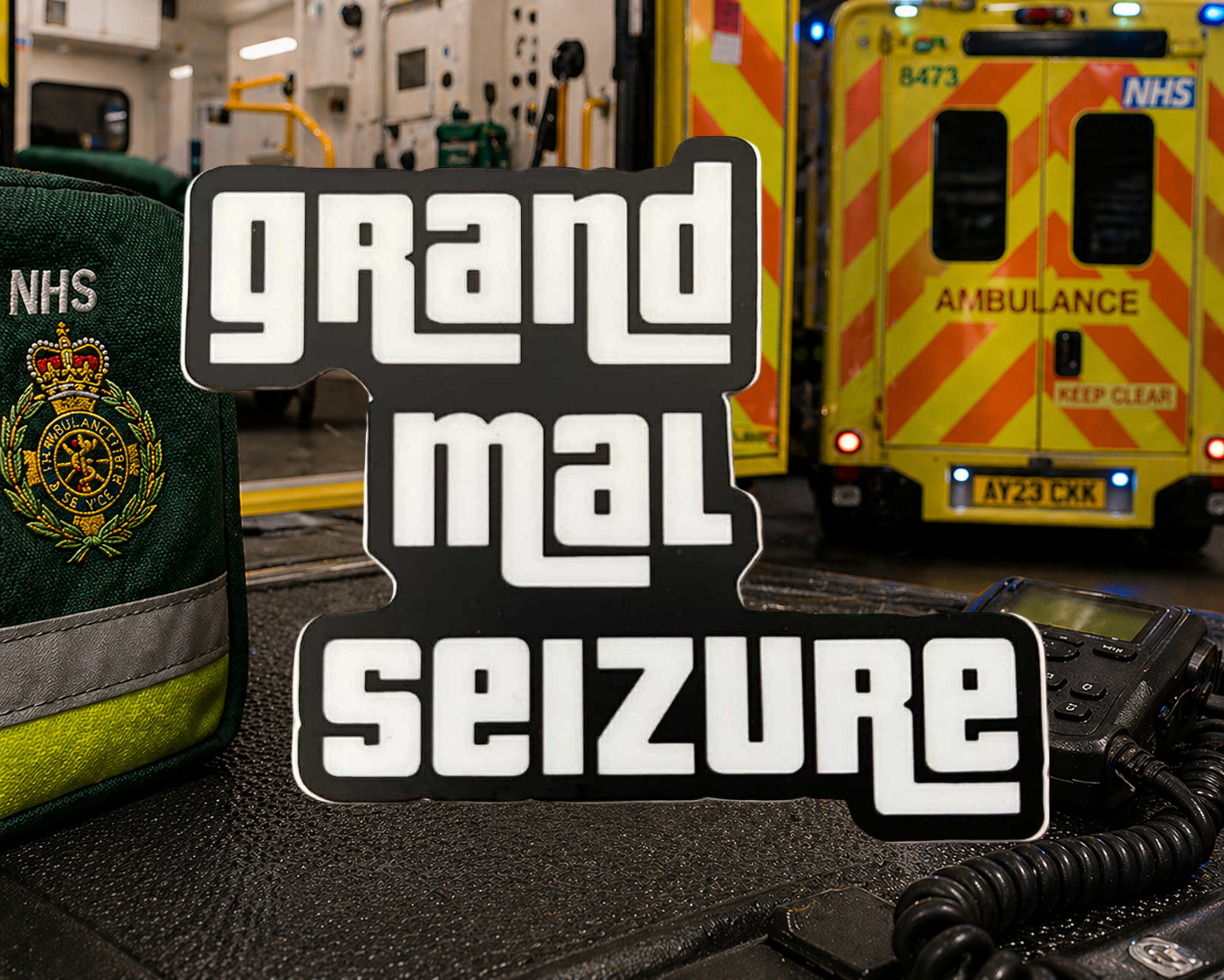 Grand Mal Seizure Sticker