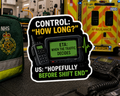 Control: "How Long?" ETA: When The Traffic Decides Sticker