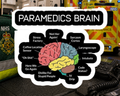 Paramedics Brain Sticker