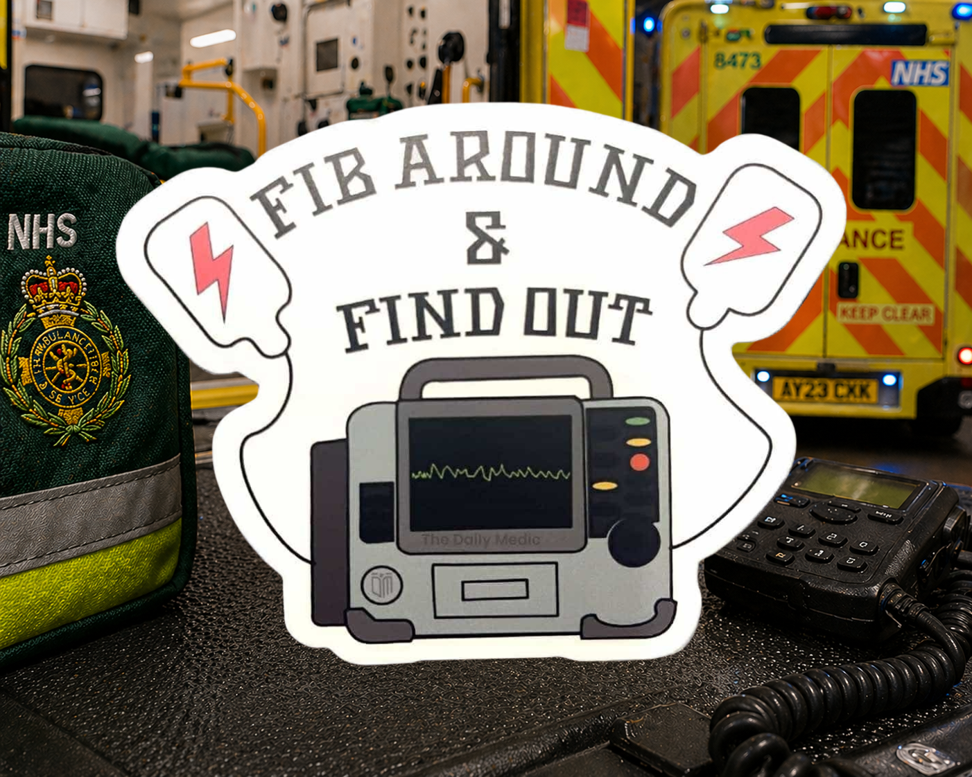 Fib Around & Find Out Sticker