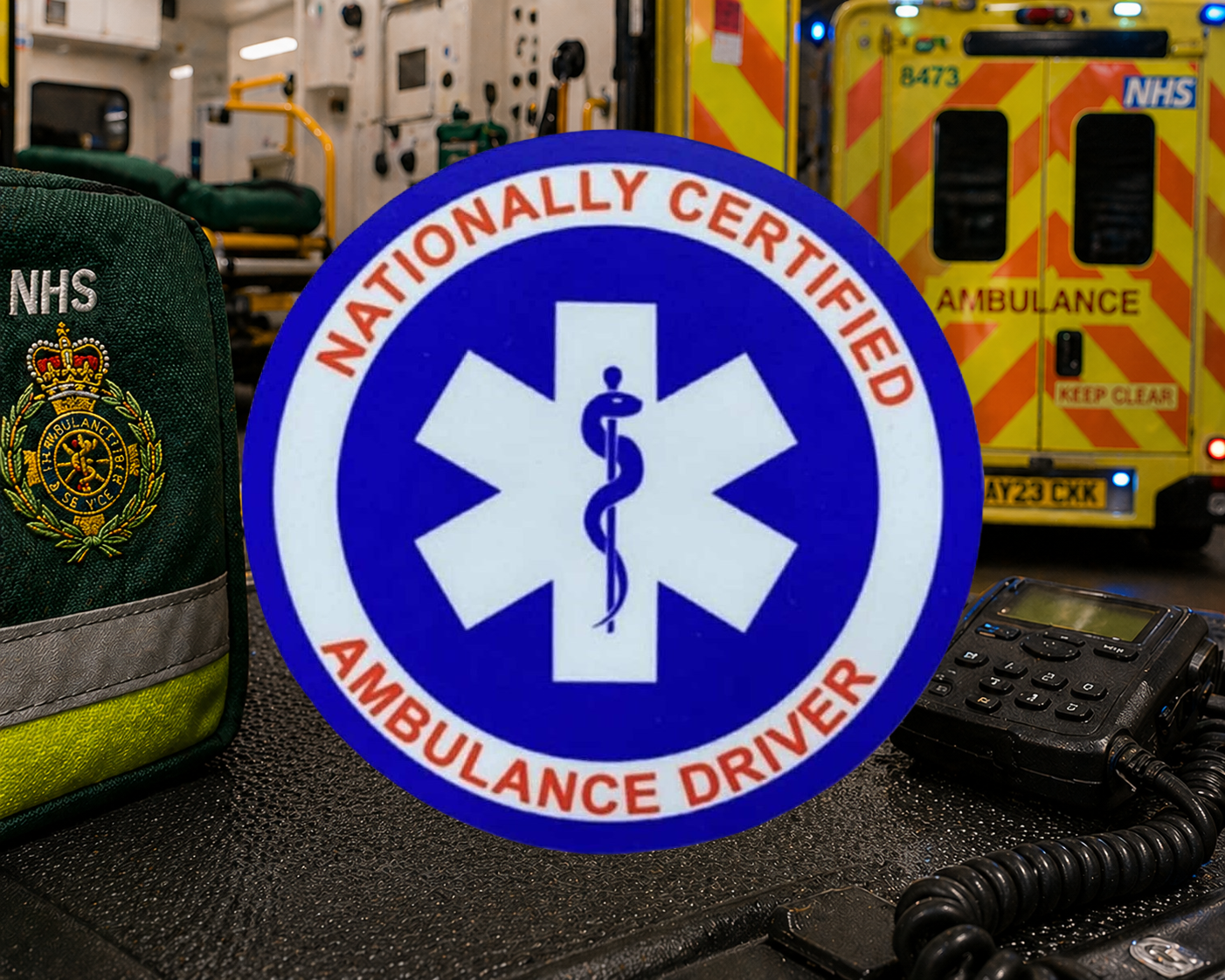 Nationally Certified Ambulance Driver Sticker