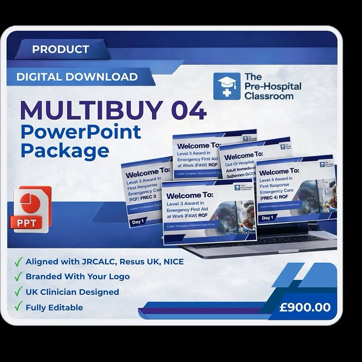 Multibuy Package 04 – FAW, EFAW, FREC 3, FREC 4 & OOHAILS PowerPoint Bundle