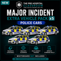 Police Car Pack x 5