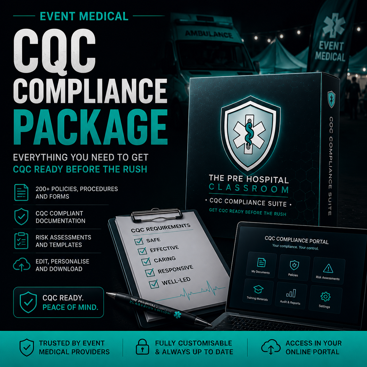 Event Medical CQC Compliance Package (Digital Download)