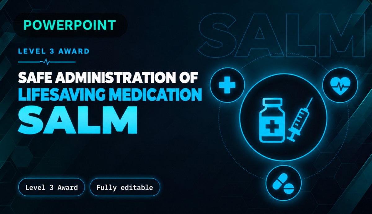 SALM: Safe Administration of Life-Saving Medication PowerPoint
